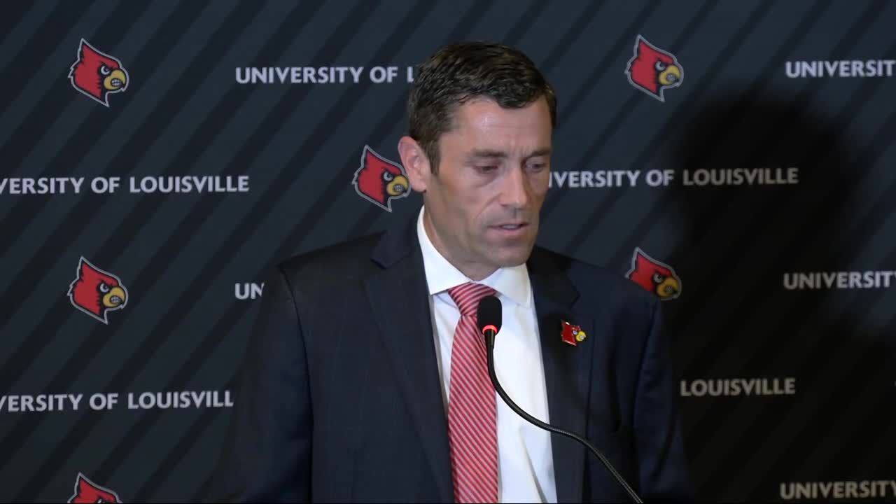 WATCH | Josh Heird announced as U of L's permanent athletic director